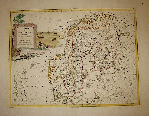 Zatta Antonio (1722-1804) Li Regni di Svezia, Danimarca e Norvegia 1781 Venezia 